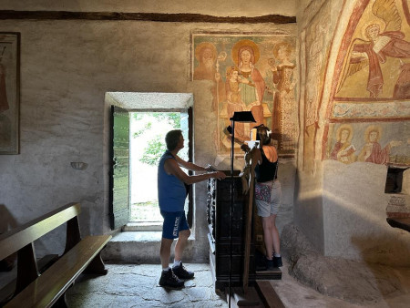 La più antica "Madonna del Latte" del territorio, foto L. Bettosini
